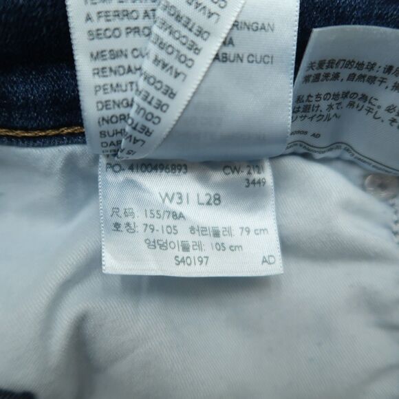 Levi's 311 Jeans Women's Size 31 Blue Mid-Rise Shaping Skinny Denim 28" Inseam - Picture 11 of 16